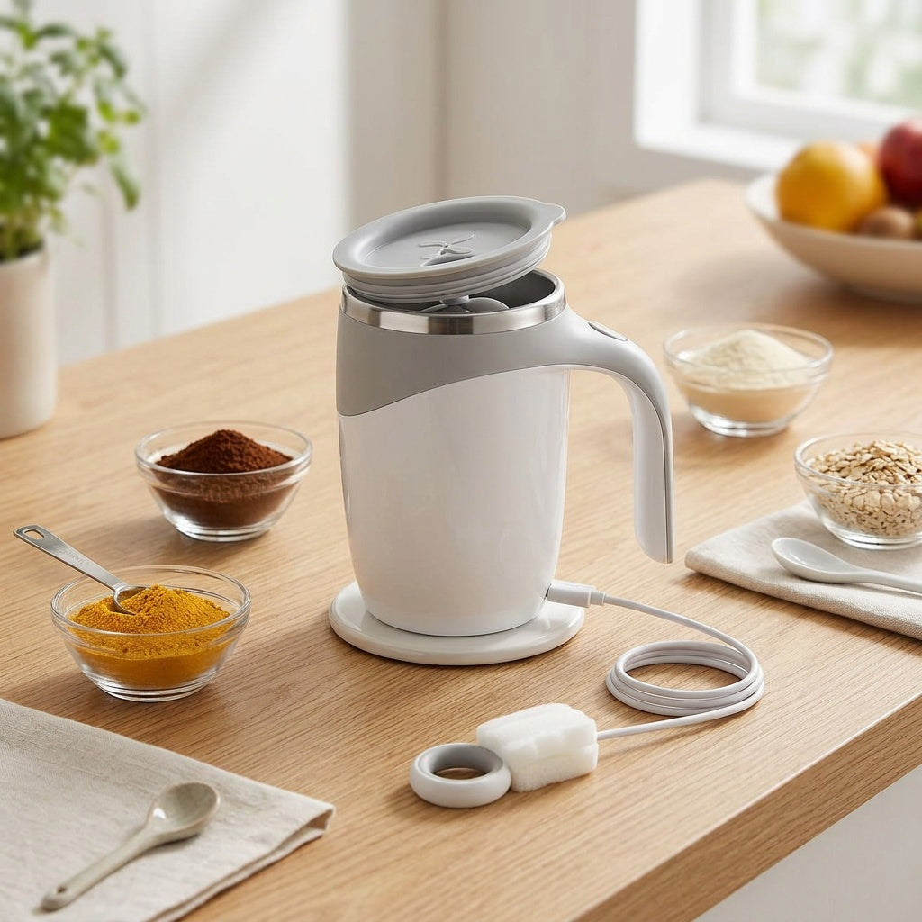 Self-Stirring Coffee Mug