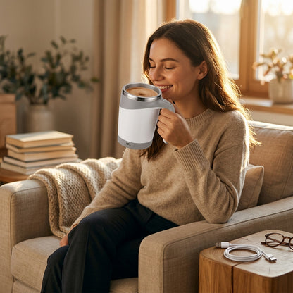 Self-Stirring Coffee Mug